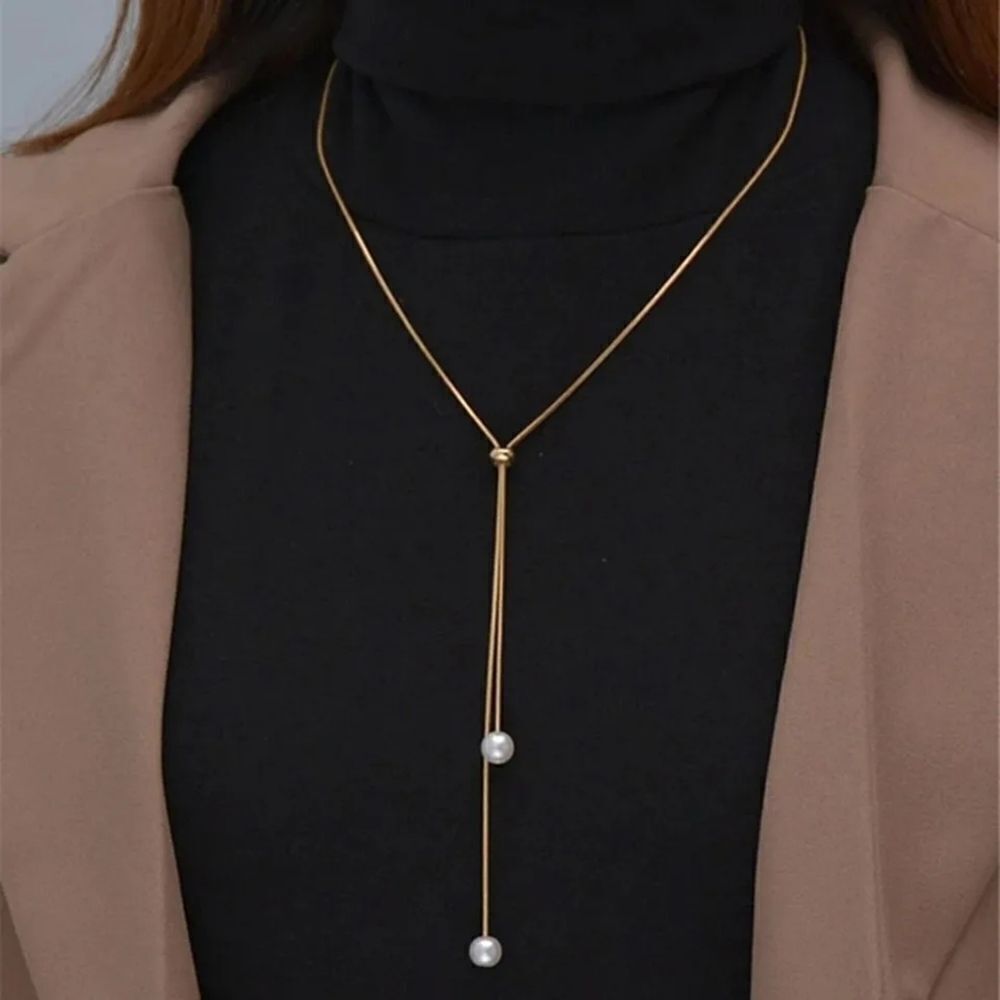 Pearl Tassle Necklace